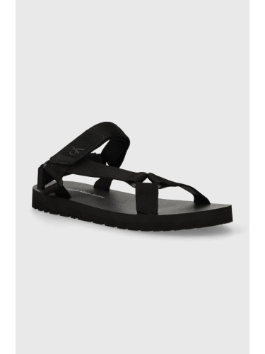 Сандали Calvin Klein Jeans SANDAL VELCRO RP IN BTW в черно YM0YM00944