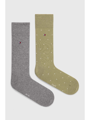 Чорапи Tommy Hilfiger (2 броя) в зелено