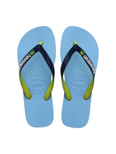 Детски джапанки Havaianas BRASIL MIX в синьо