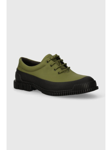 Кожени половинки обувки Camper Pix в зелено K100360.053