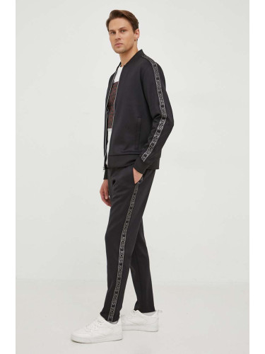 Спортен панталон Michael Kors в черно с апликация