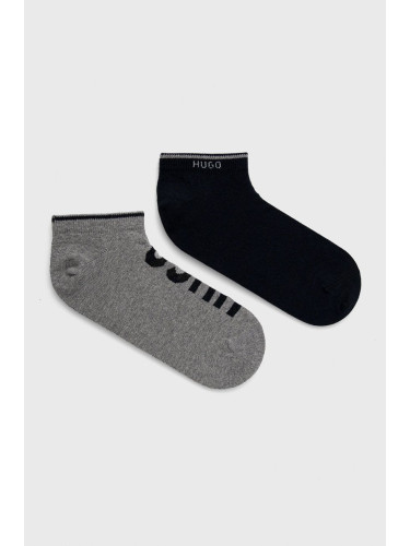 Чорапи HUGO (2-pack) в тъмносиньо 50468102
