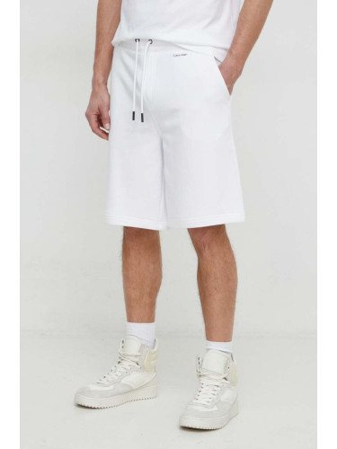Къс панталон Calvin Klein в бяло K10K112689