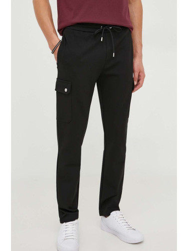 Панталон с вълна Michael Kors в черно със стандартна кройка