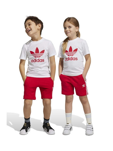 Детски комплект adidas Originals в червено