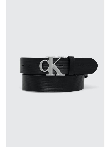 Кожен колан Calvin Klein Jeans мъжки в черно K50K511168