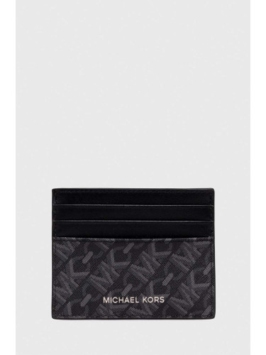 Калъф за карти MICHAEL Michael Kors в черно