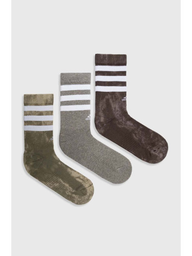 Чорапи adidas (3 броя)  3-pack в зелено IQ4151