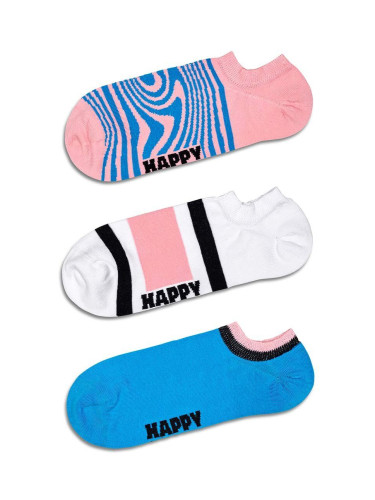 Чорапи Happy Socks Dizzy No Show Socks (3 чифта)