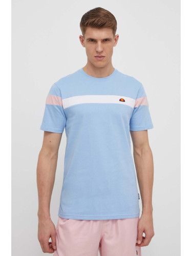 Памучна тениска Ellesse Caserio T-Shirt в синьо с десен