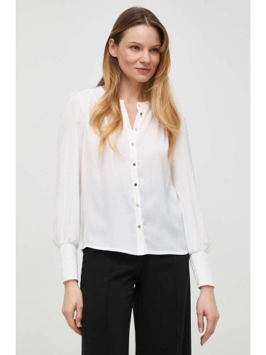 Риза Morgan CLEMON дамска в бяло със стандартна кройка