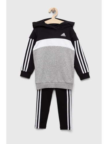 Детски анцуг adidas в черно