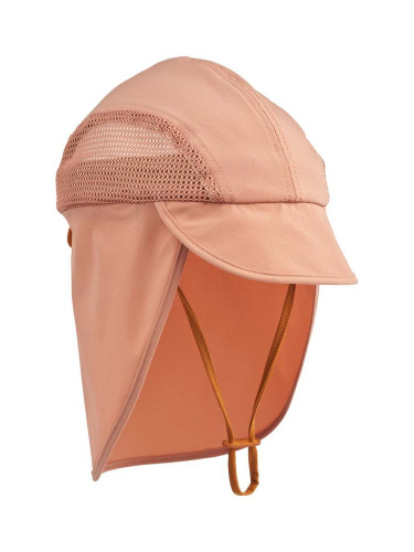 Детска шапка Liewood Lusia Sun Hat в розово с изчистен дизайн