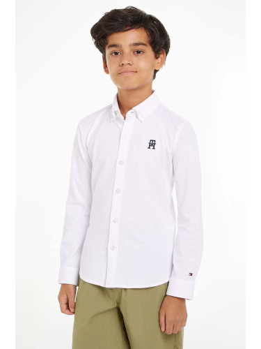 Детска риза Tommy Hilfiger в бяло
