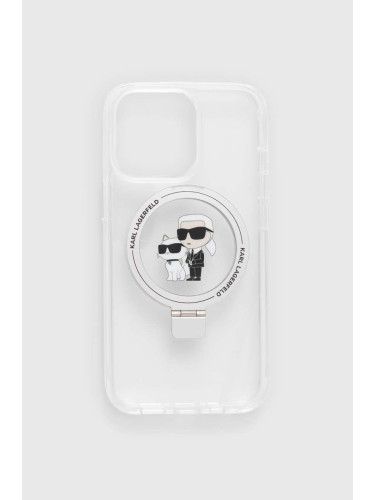Кейс за телефон Karl Lagerfeld iPhone 13 Pro / 13 6.1" в прозрачен цвят