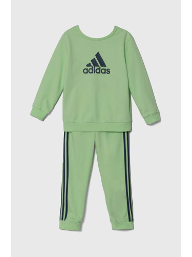 Детски анцуг adidas в зелено