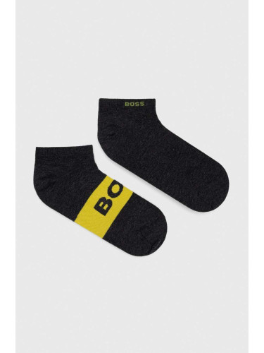 Чорапи BOSS (2 броя) в сиво 50467747