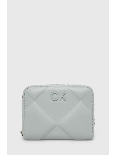 Портмоне Calvin Klein дамски в сиво K60K611783