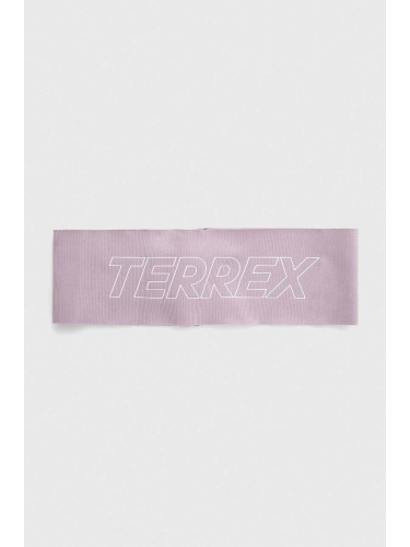 Лента за глава adidas TERREX в розово IN8299