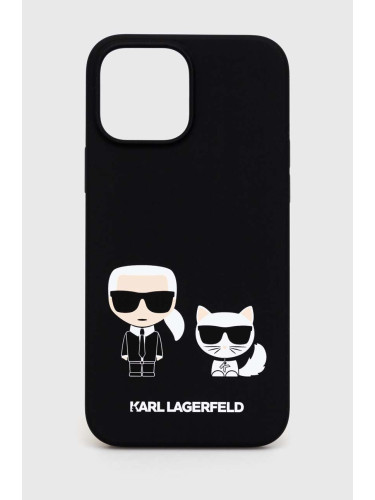 Кейс за телефон Karl Lagerfeld iPhone 13 Pro Max 6,7'' в черно