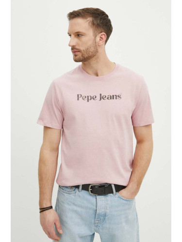 Памучна тениска Pepe Jeans CLIFTON дамски в черно PL020839