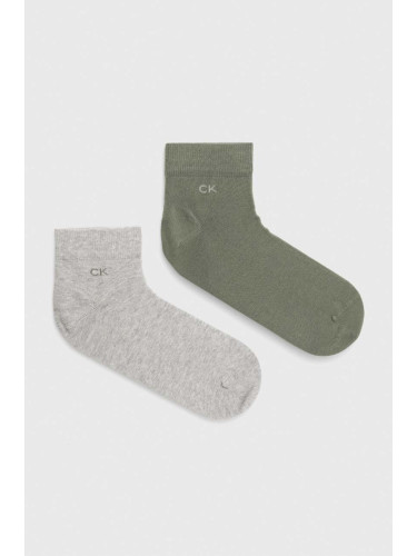 Чорапи Calvin Klein (2 броя) в сиво 701218706