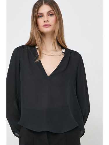 Блуза Marciano Guess EVA в черно с изчистен дизайн 4RGH00 9998Z