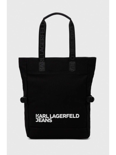Чанта Karl Lagerfeld Jeans в черно