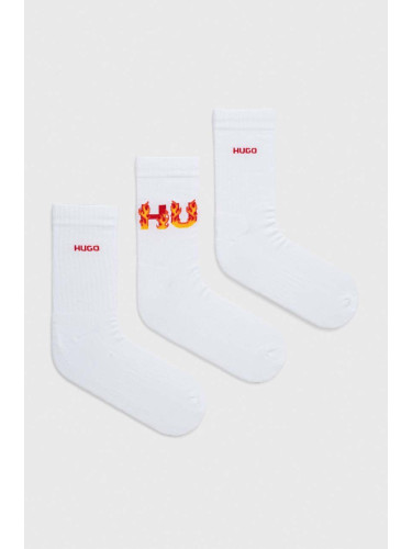 Чорапи HUGO (3 броя) в бяло 50510808