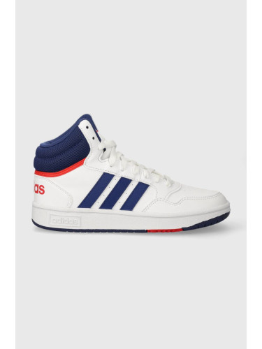 Детски маратонки adidas Originals HOOPS 3.0 MID K в бяло