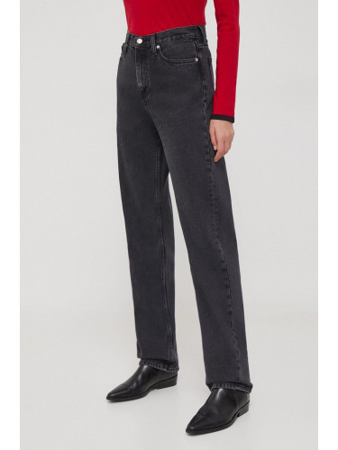 Дънки Calvin Klein Jeans с висока талия J20J222137