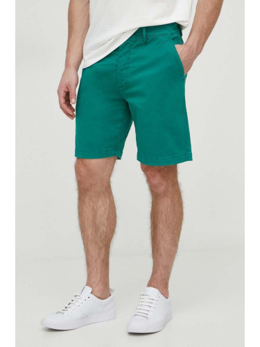 Къс панталон Pepe Jeans REGULAR CHINO SHORT в зелено