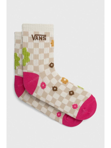 Чорапи Vans в бежово