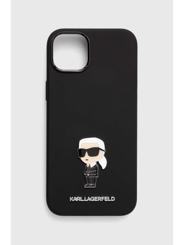 Кейс за телефон Karl Lagerfeld iPhone 15 Plus / 14 Plus 6.7'' в черно