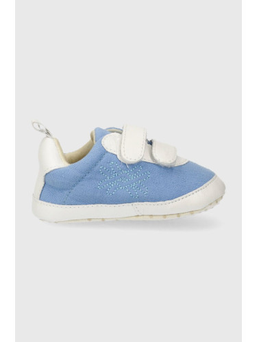 Бебешки обувки United Colors of Benetton в синьо