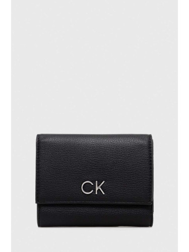 Портмоне Calvin Klein дамски в черно K60K611779