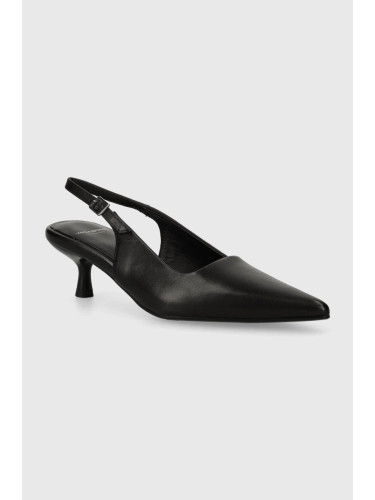 Кожени обувки с тънък ток Vagabond Shoemakers LYKKE в черно 5714-301-20
