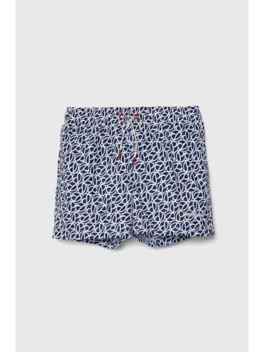 Детски плувни шорти Pepe Jeans P PRINT SWIMSHORT в тъмносиньо