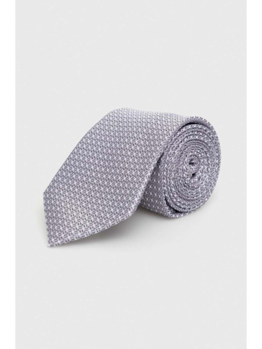 Копринена вратовръзка Michael Kors в сиво
