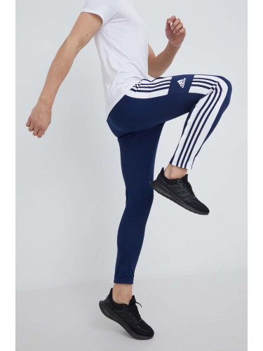 Панталон за трениране adidas Performance Squadra 21 HC6273 в тъмносиньо с апликация  HC6273