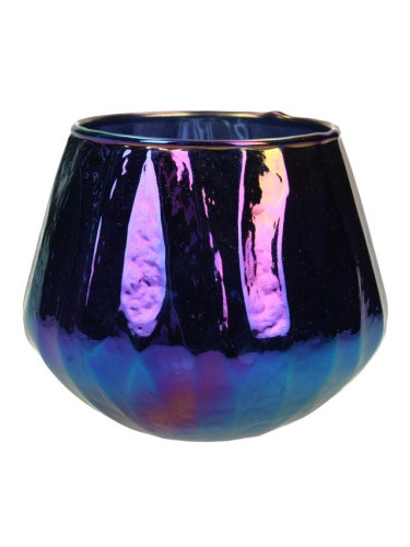 Стъклен свещник reso ирисцентен  (2 τεμάχια)