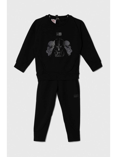 Детски анцуг adidas x Star Wars в черно