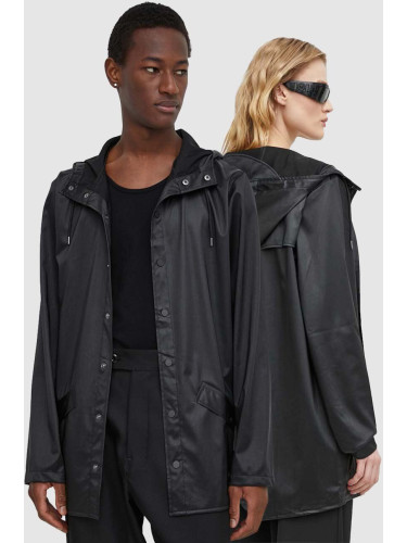 Яке Rains 12010 Jackets в черно преходен модел