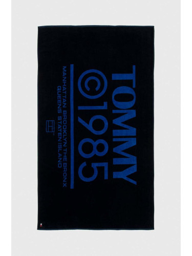 Памучна кърпа Tommy Jeans в тъмносиньо UU0UU00090