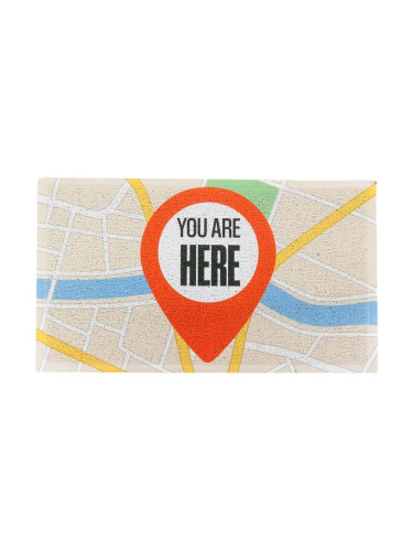 Изтривалка Artsy Doormats You Are Here 70 x 40 cm