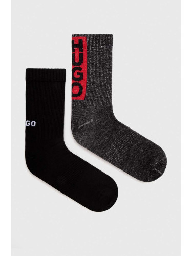 Чорапи HUGO (2 броя) в черно 50514133