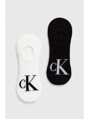 Чорапи Calvin Klein Jeans (2 броя) в черно 701226661