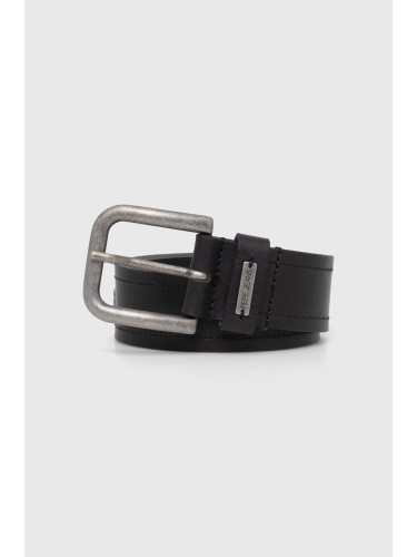 Кожен колан Pepe Jeans SANDRO BELT в бяло с принт PM509373 PM509206