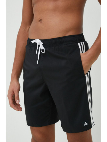 Плувни шорти adidas Performance 3-Stripes CLX в черно HT4358