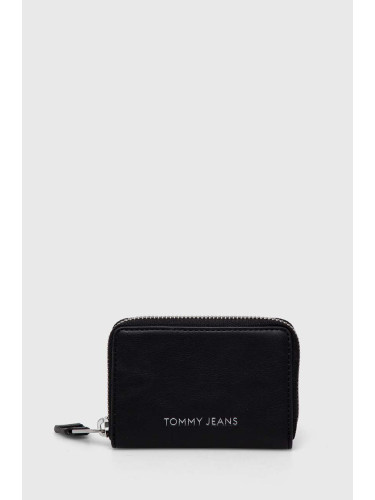 Портмоне Tommy Jeans дамски в черно AW0AW15833